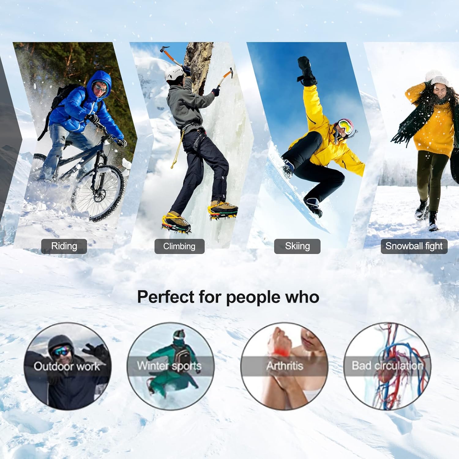 Icone™ ThermalGloves: Waterproof Winter Hand Warmer Thermal Gloves