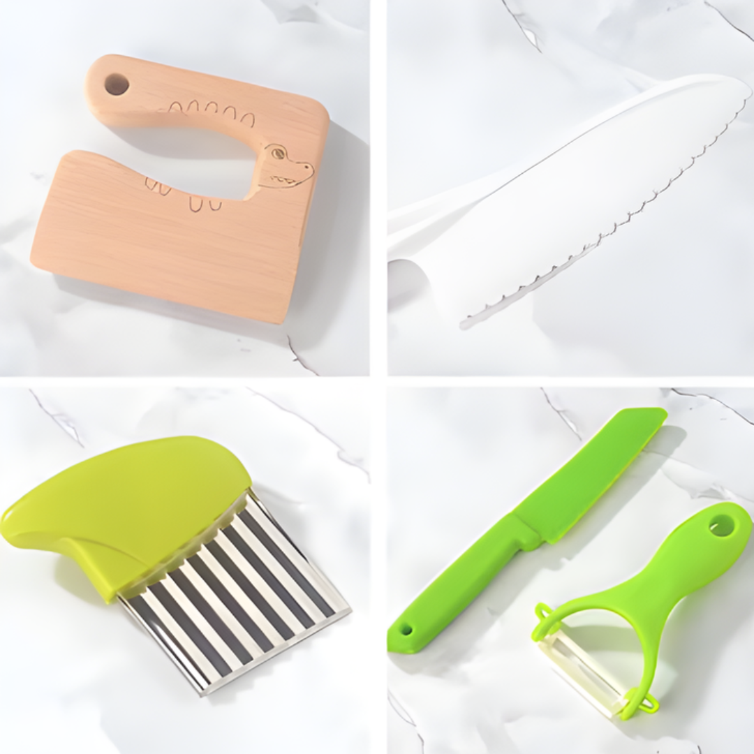 Kletshuts™ KidsKitchen: Safe Cutting Play Kids Kitchen Toy Set