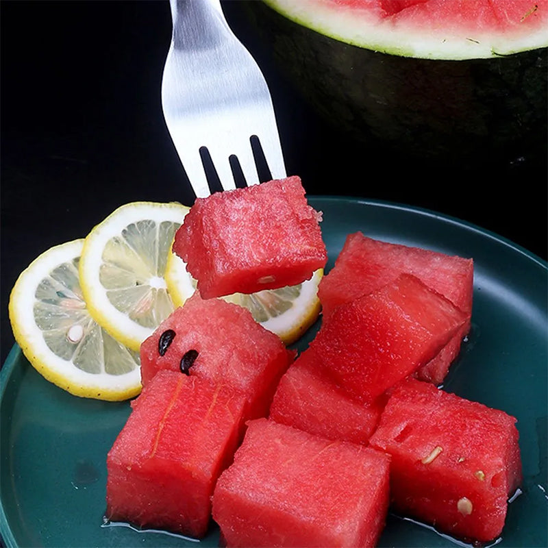 Globetrek° FruitCutter: 2-in-1 Multi-Function Fruit Fork And Slicer