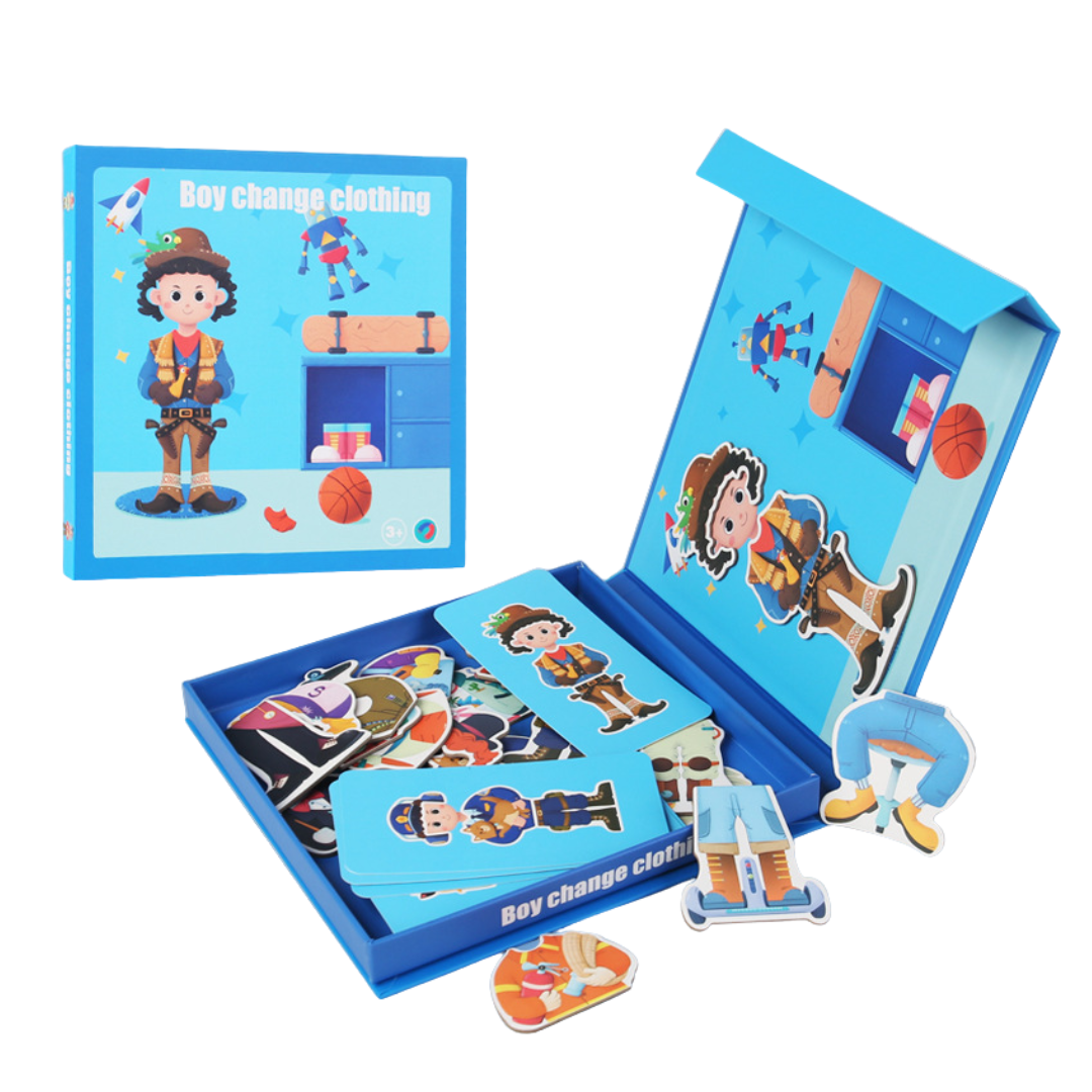 Kletshuts™ CharacterPuzzle: Interactive Change Character Puzzle Game Set Toy