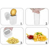 Globetrek° VeggieChopper: Stainless Steel Fruit And Vegetable Multi-Chopper