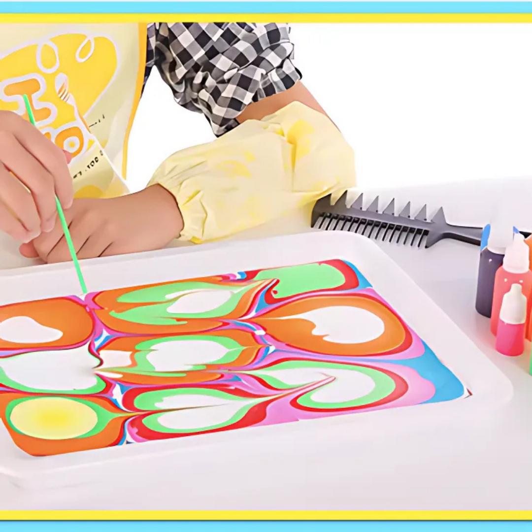 Kletshuts™ KidArt: Watercolor Marble Kid Art Creative Play Set