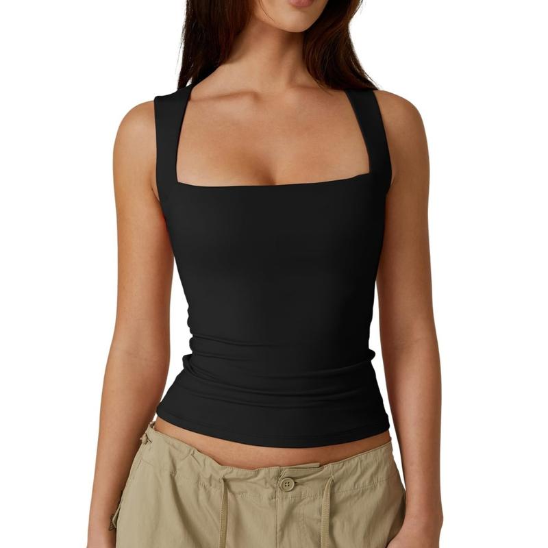 Icone™ TankTop 1+1 FREE: Womens Square Neck Sleeveless Tank Top
