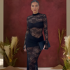 Icone™ LaceDress: Sexy Fit Comfortable Round Neck Lace Dress