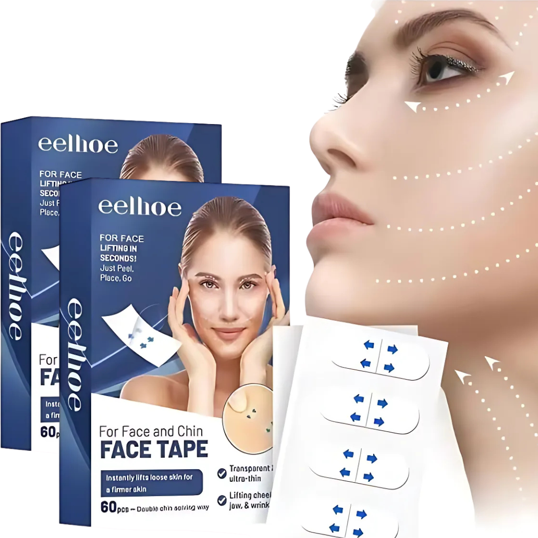LiftTape 60+60 FREE: Face And Chin Lifting And Firming Tape