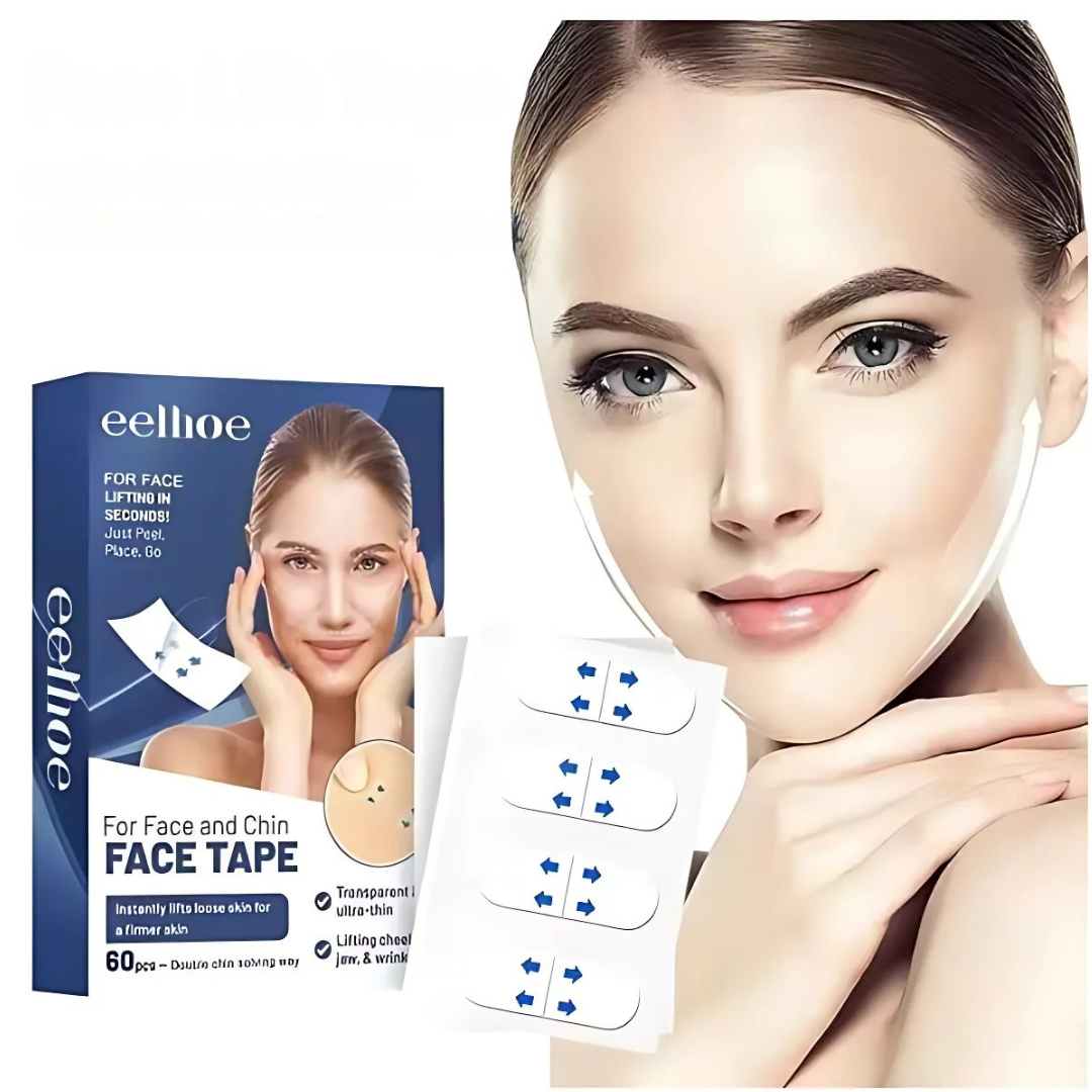 LiftTape 60+60 FREE: Face And Chin Lifting And Firming Tape