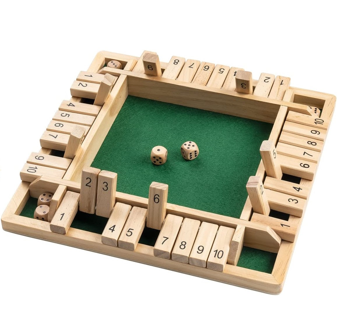 Kletshuts™ Woodys - Fun Interactive Family Shut The Box Board Game