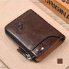 Icone™ ZippyWallet: Men's Zipper Leather Wallet with RFID Protection