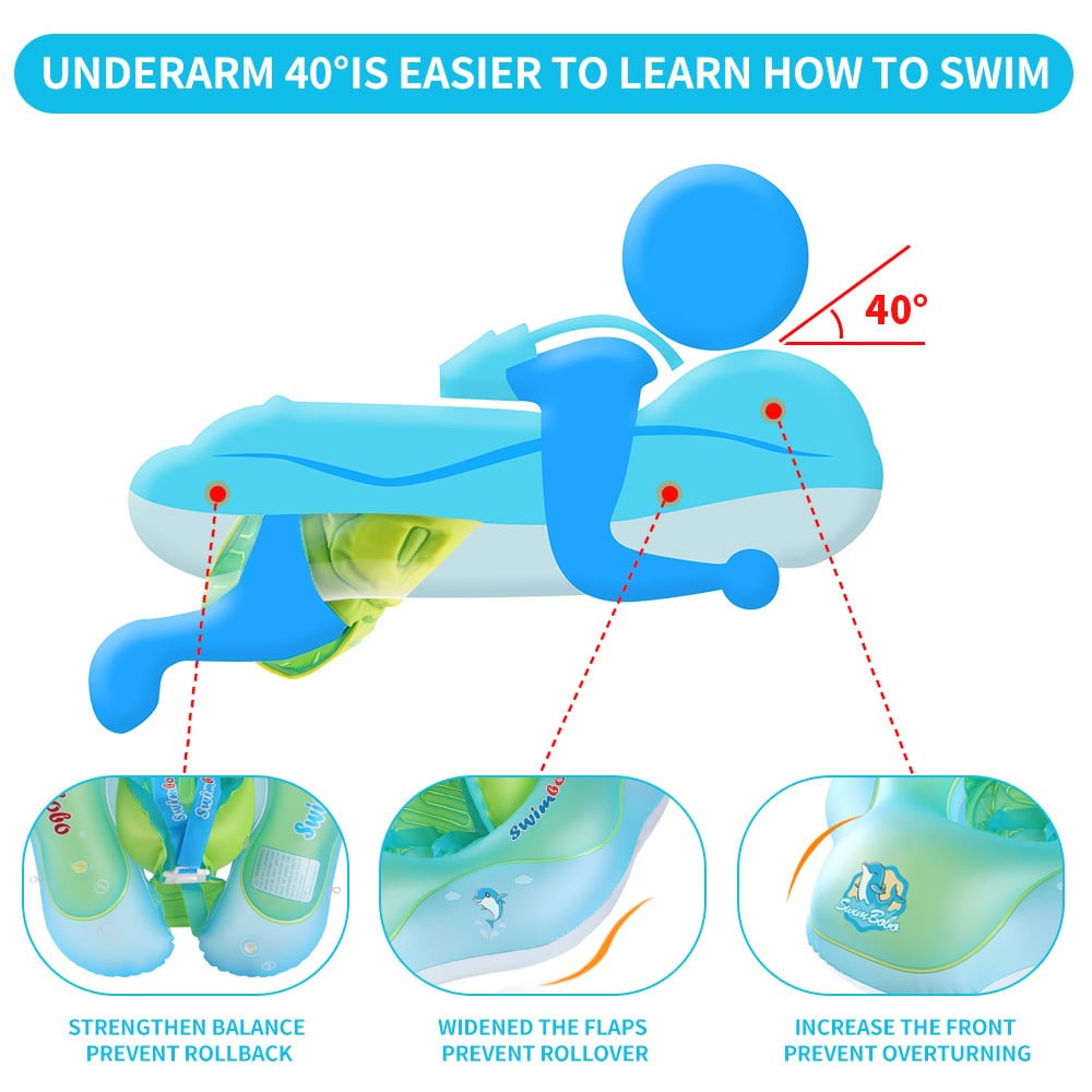 Kletshuts™ BabyFloat: Baby Pool Float With Built In Sunshade
