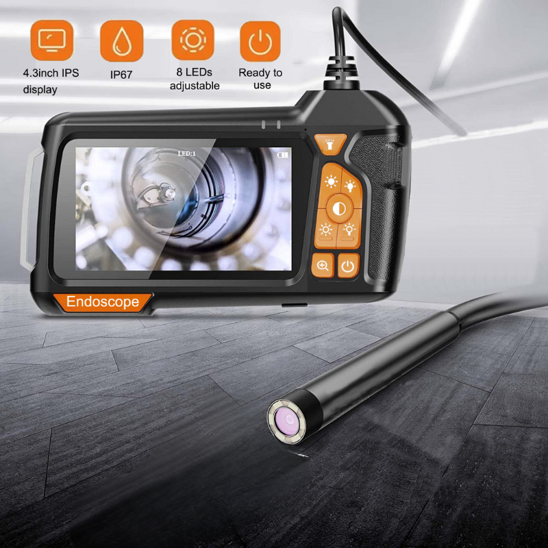 BorescopePro - Industrial Endoscope Camera With LED Light