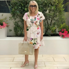 Icone™ SpringDress: Women's Spring Floral Cascade Elegant Dress