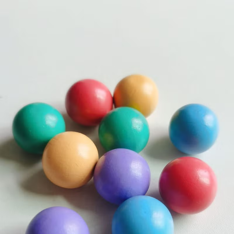 Kletshuts™ MarbleTower: Interactive Rainbow Marble Wooden Tower Kids Toy