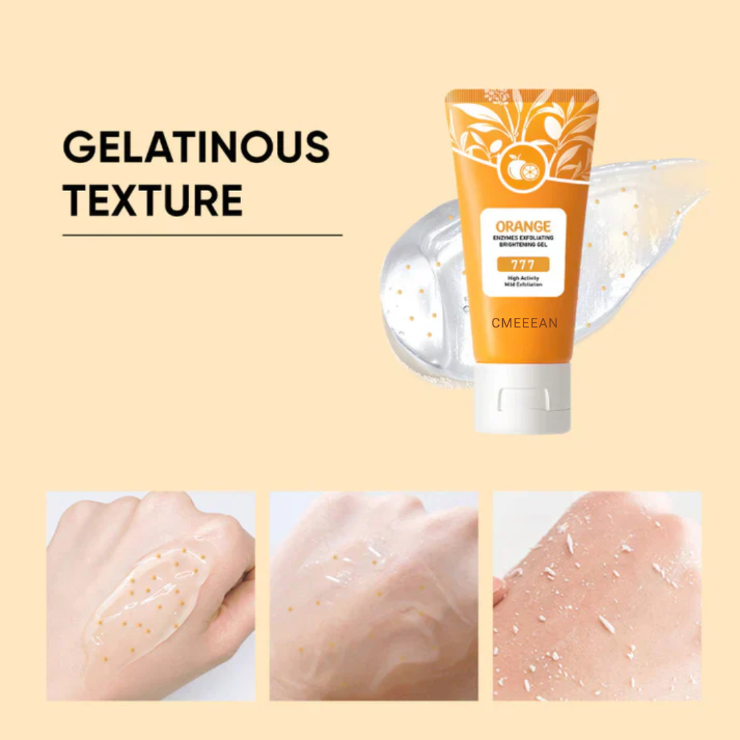 ExfoliatingGel 1+1 FREE: Orange Exfoliating Gel Gentle Dead Skin Remover