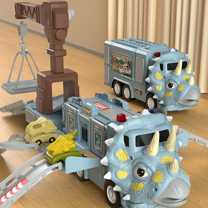 Kletshuts™ DinoTruck: Dinosaur Truck Toy Set With Lights And Music
