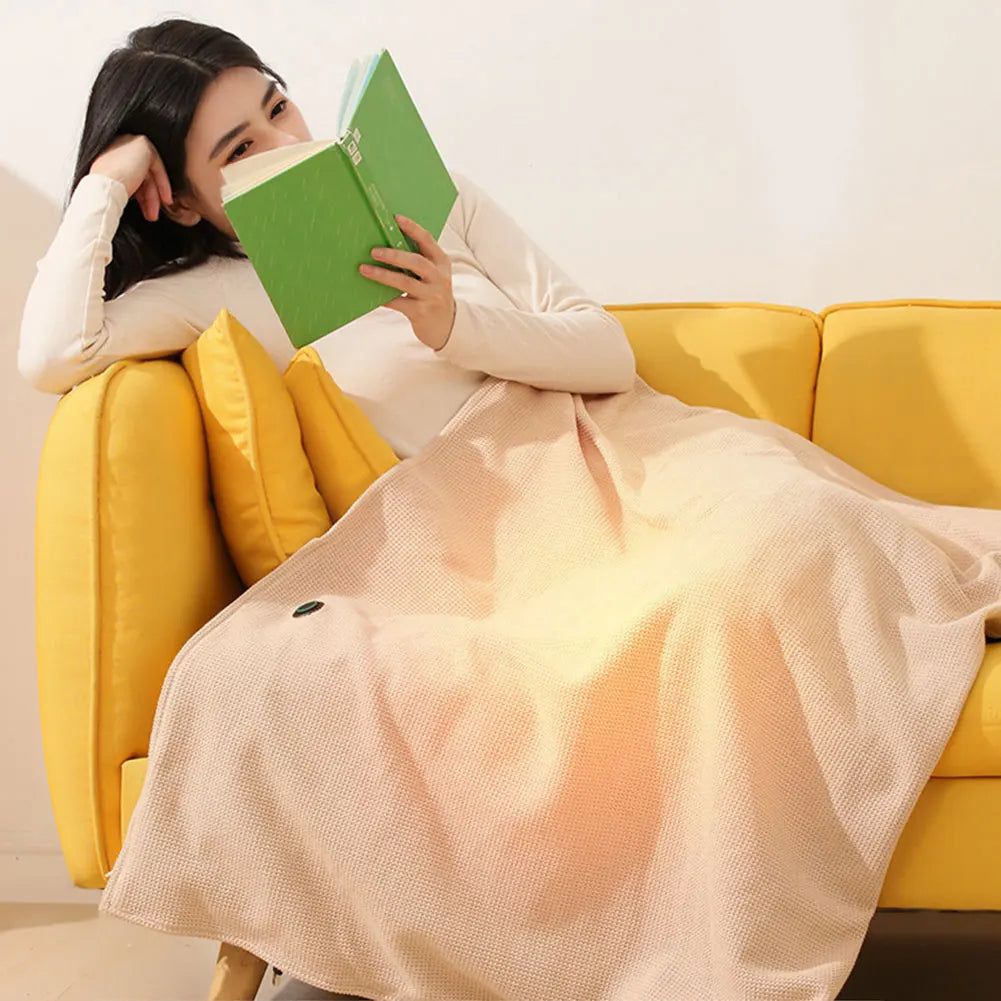 Icone™ HeatedShawl: Electric Heated Shawl Thermal Comfort Winter Warm Blanket