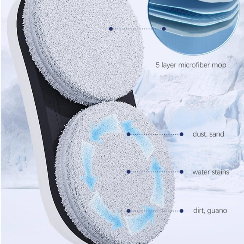 Cleaner Pro° CleaningBot: Smart Cleaning Robot With Spray And Safety Sensors