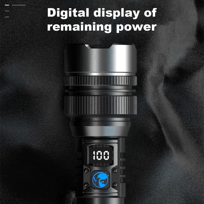 Ledsen™ AdjustableFlashlight: Ultra-Bright Rechargeable Flashlight With Adjustable Beam