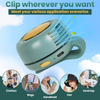 ClipFan - Mini Rechargeable Neck And Waist Clip-On Fan