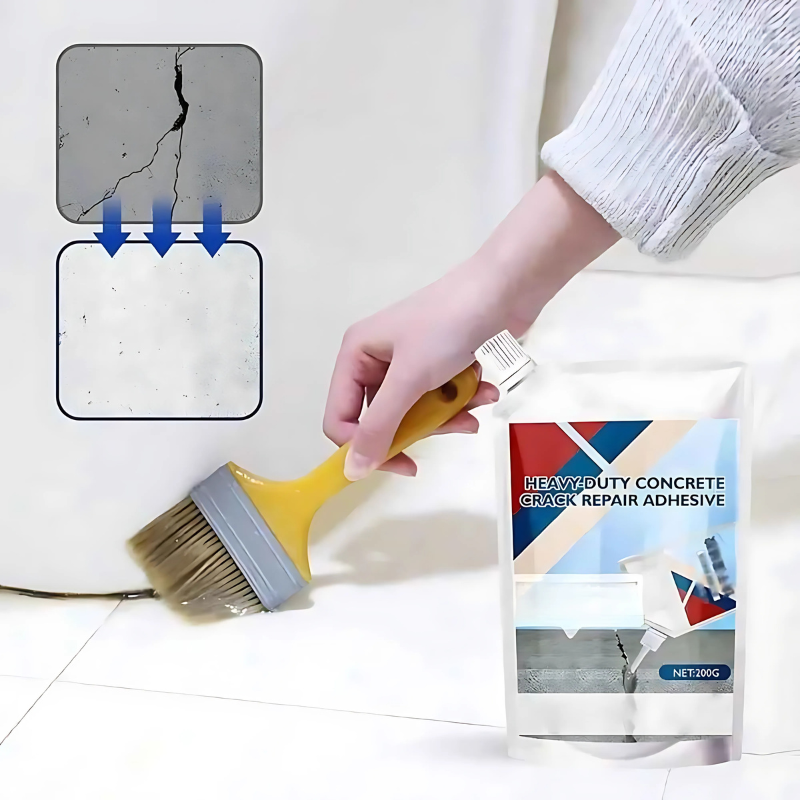 CrackFix 1+1 FREE- Heavy-Duty Concrete Crack Repair Adhesive