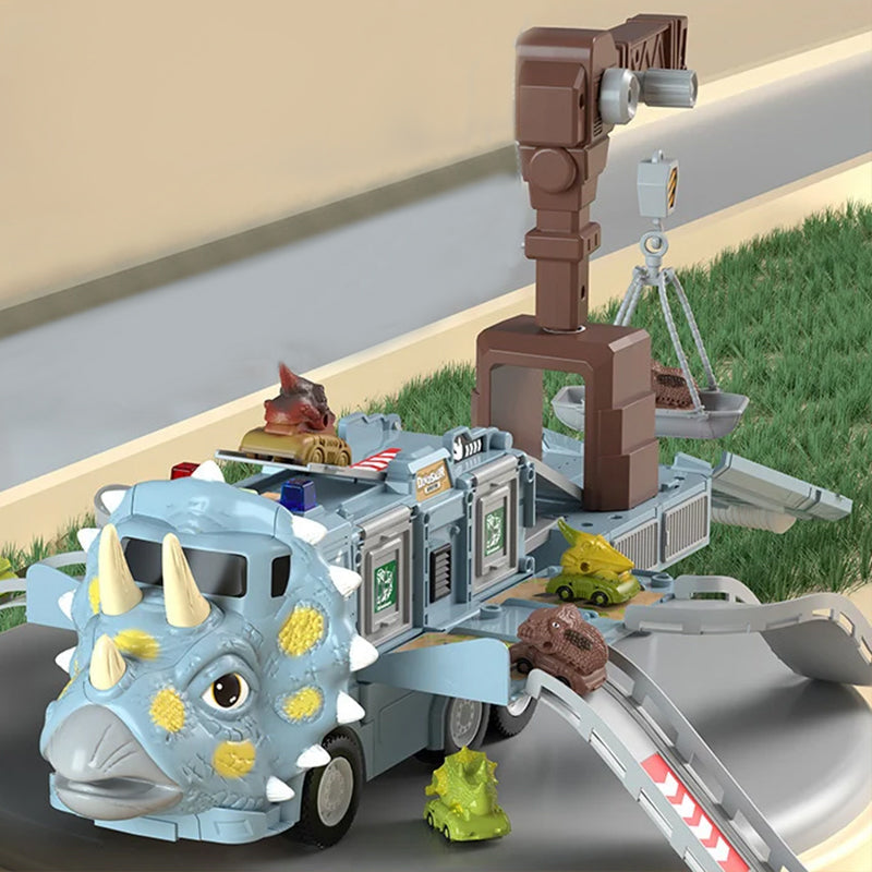 Kletshuts™ DinoTruck: Dinosaur Truck Toy Set With Lights And Music