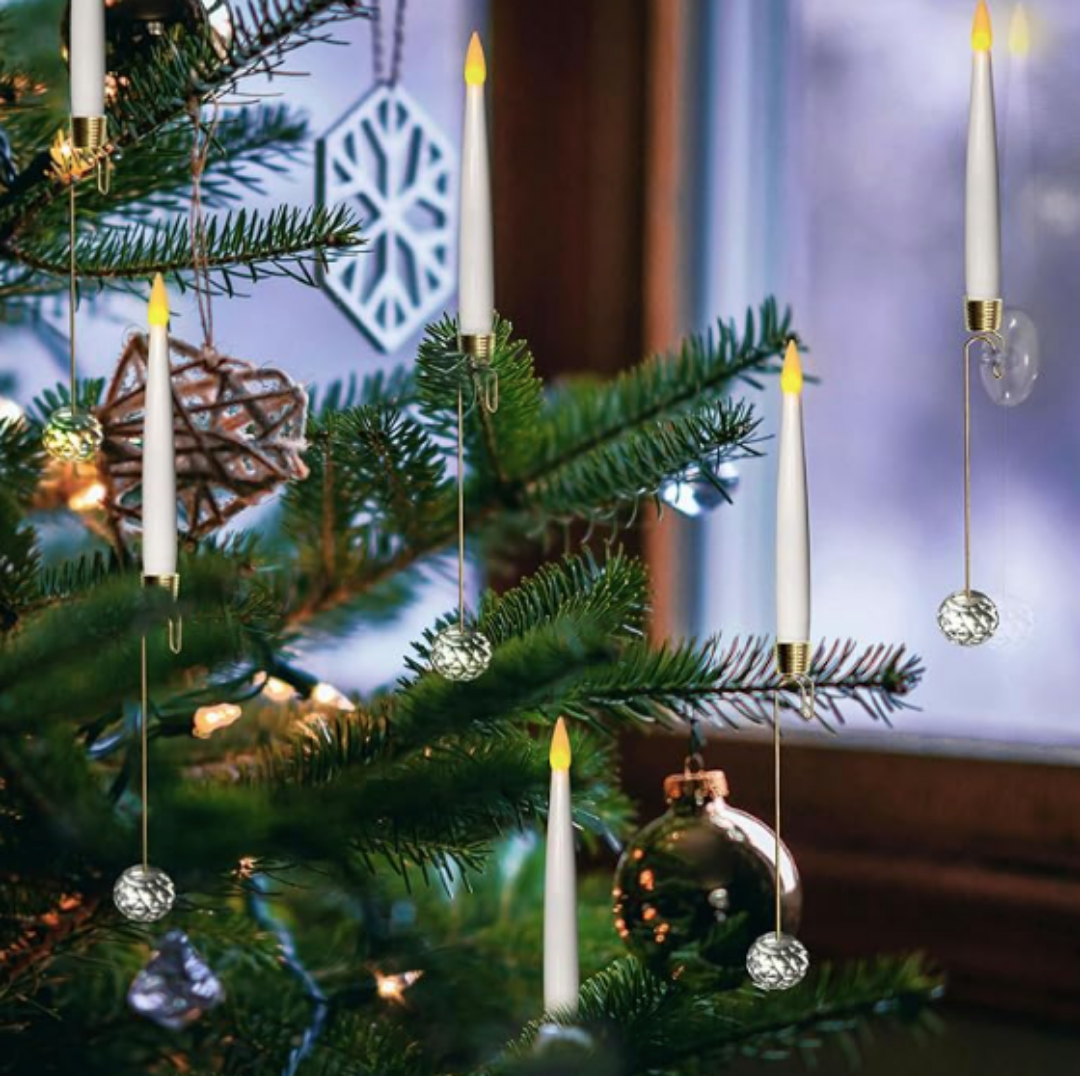 Ledsen™ ChristmasGlow: LED Magical Christmas Glow Crystal Ball Candles