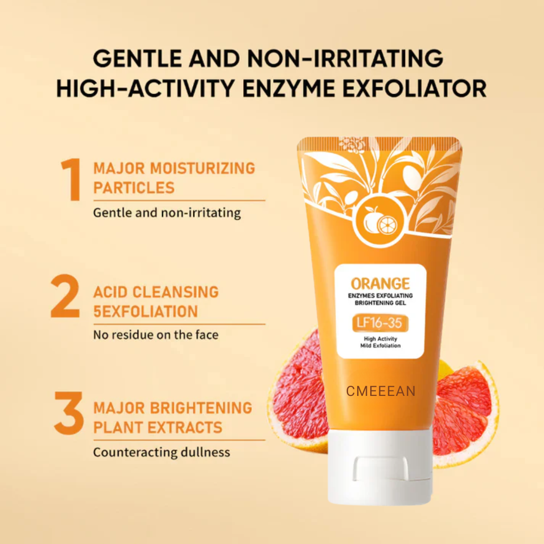 ExfoliatingGel 1+1 FREE: Orange Exfoliating Gel Gentle Dead Skin Remover