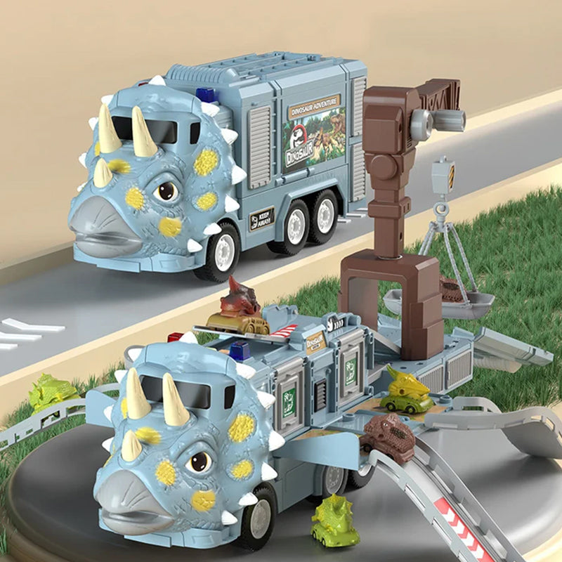 Kletshuts™ DinoTruck: Dinosaur Truck Toy Set With Lights And Music