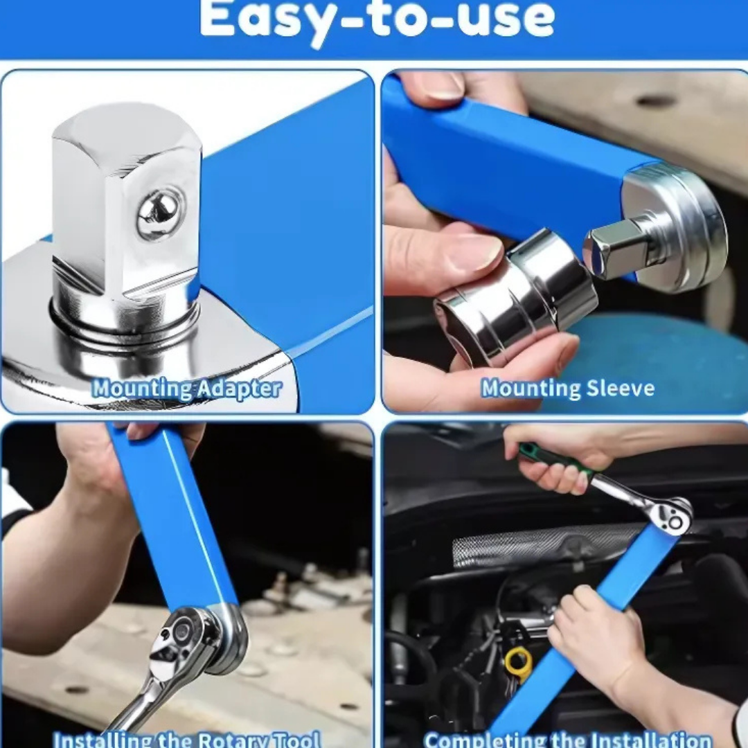ExtensionWrench: Dual-Head Design Offset Extension Wrench Repair Tool