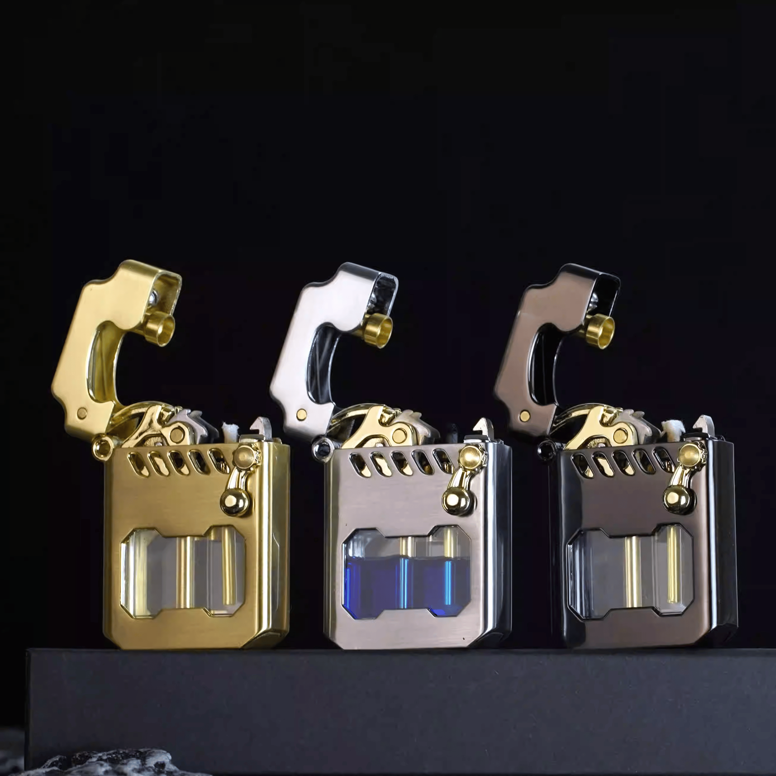 PowerLighter - Powerful Modern Design Windproof Metal Lighter