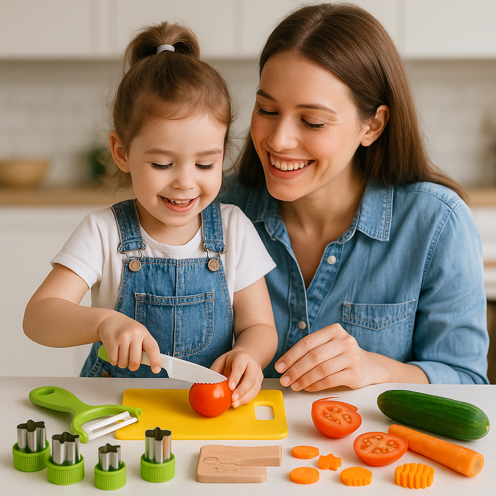 Kletshuts™ KidsKitchen: Safe Cutting Play Kids Kitchen Toy Set