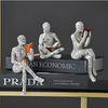 ReaderDecor 1+1 FREE: Reading Figure Decor For Desk And Shelf Display