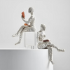 ReaderDecor 1+1 FREE: Reading Figure Decor For Desk And Shelf Display