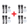 Globetrek° ToiletBolt 1+1 Set FREE: Heavy Duty Toilet Seat Locking Bolt And Screws Kit