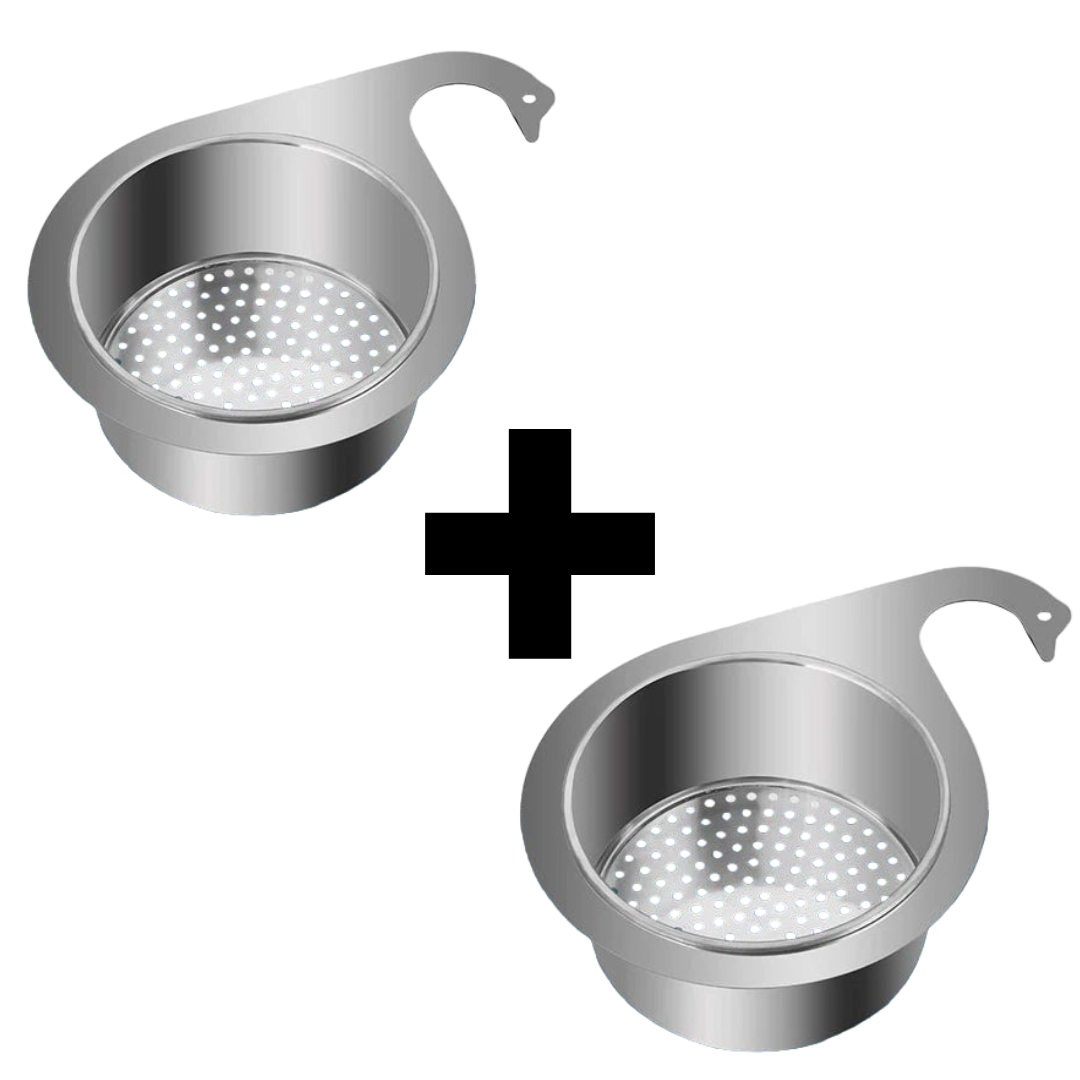 Globetrek° SinkStrainer 1+1 FREE: Stainless Filter Swan Style Sink Strainer