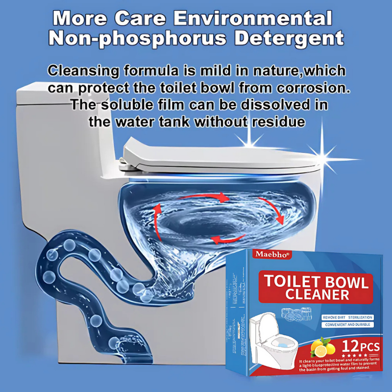 Cleaner Pro° ToiletTablets: Automatic Drop-In Toilet Cleaner Tablets
