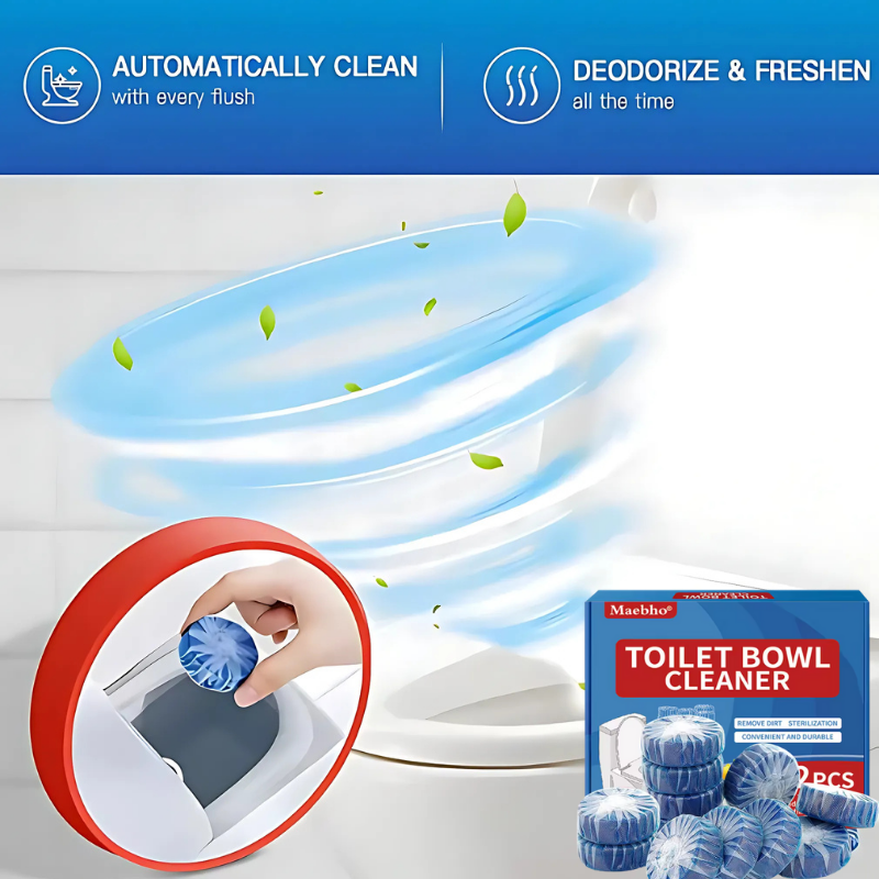 Cleaner Pro° ToiletTablets: Automatic Drop-In Toilet Cleaner Tablets
