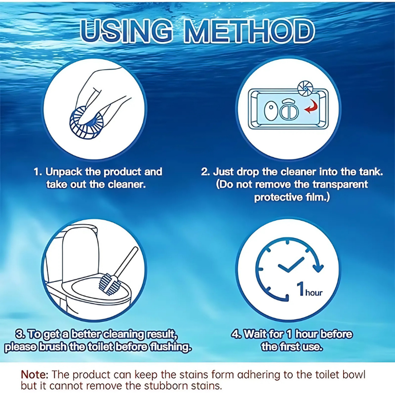 Cleaner Pro° ToiletTablets: Automatic Drop-In Toilet Cleaner Tablets