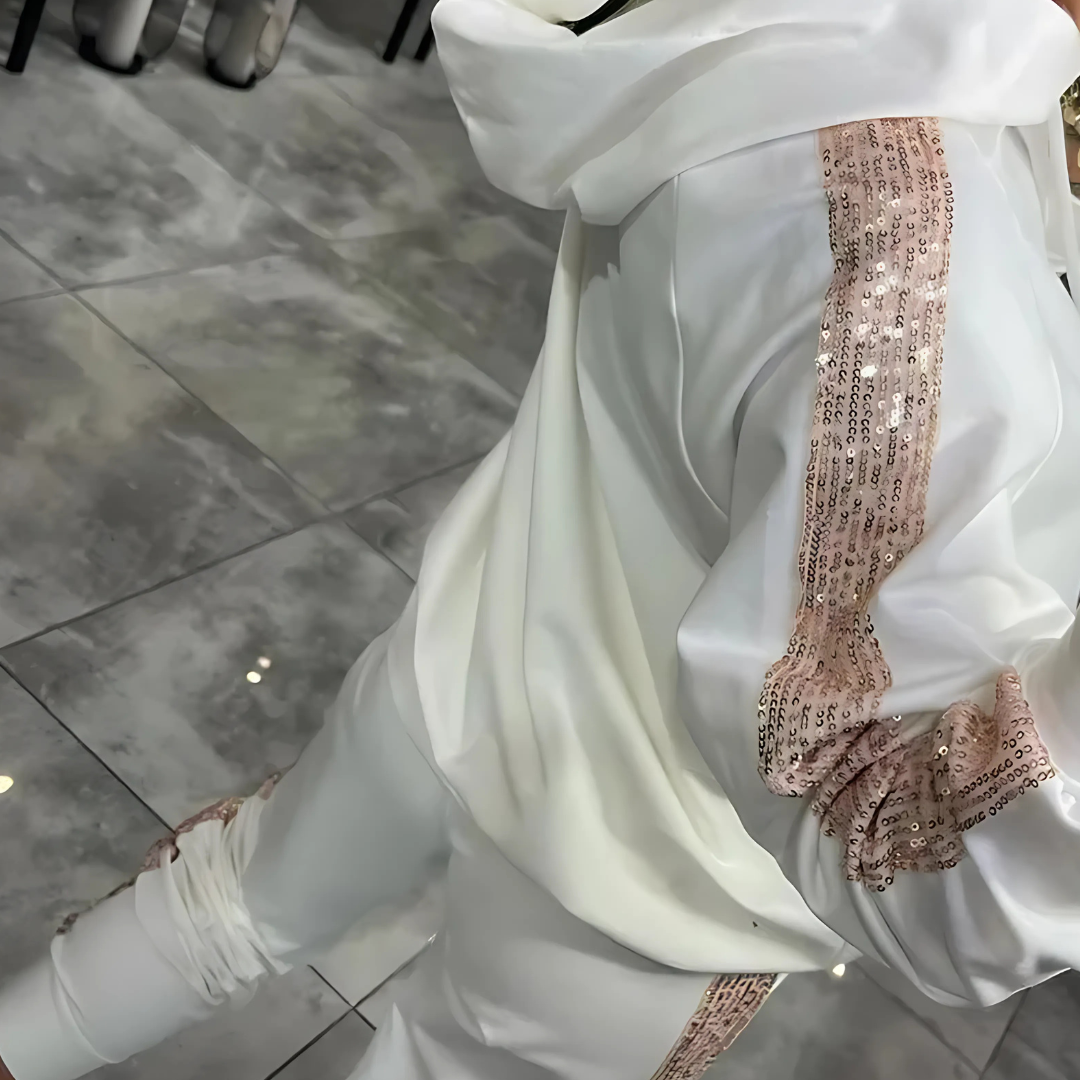 Icone™ SparklySet: Sparkly And Comfortable Hoodie And Jacket Set