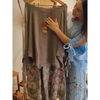 Icone™ LooseSet - Loose Longsleeved Blouse And Floral Pants Set For Women