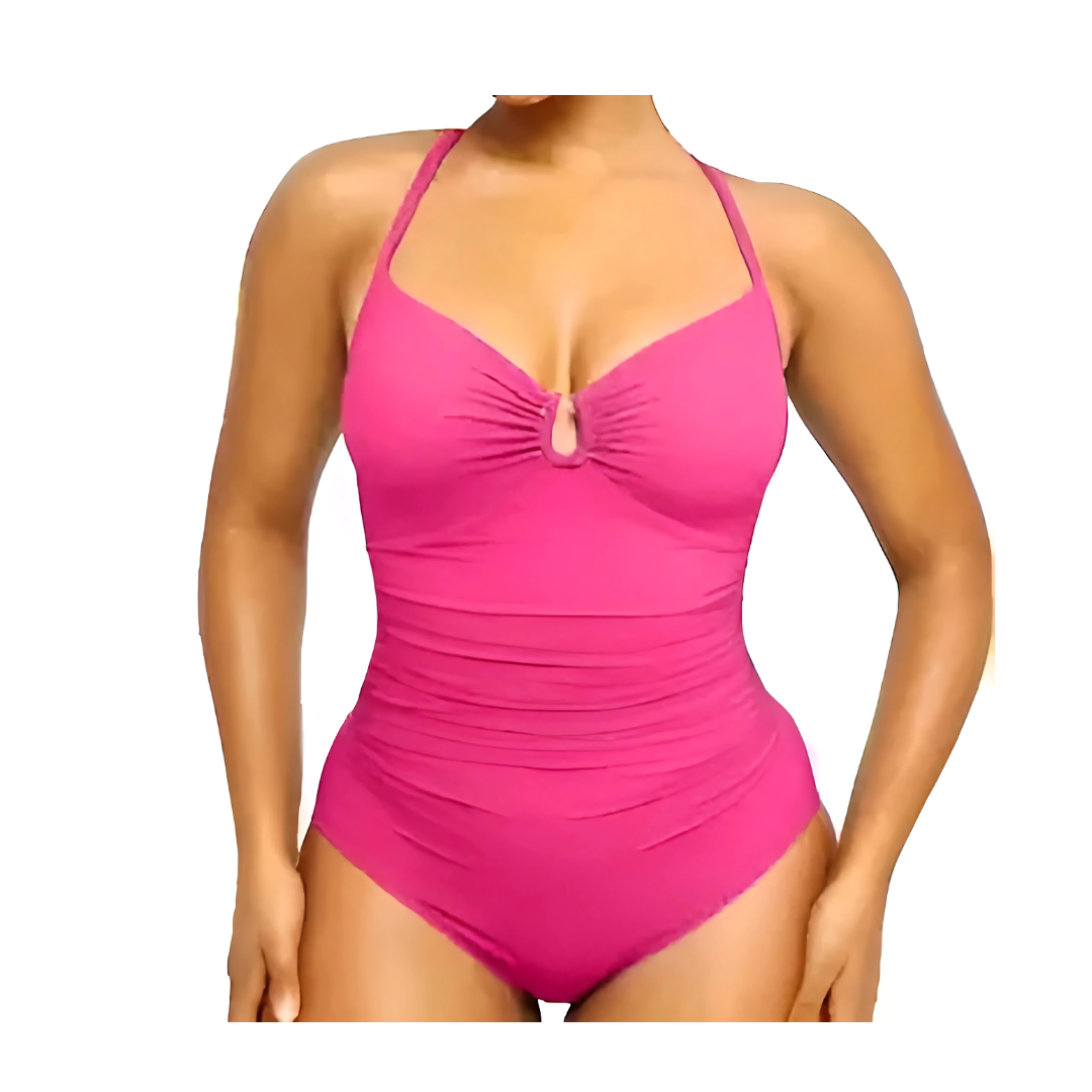 Icone™ ShapingSwimsuit: Elegant Cross Back Strap Body Shaping Swimsuit