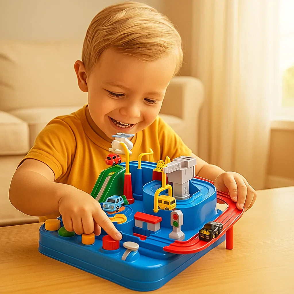 Kletshuts™ AdventureTrack: Interactive Educational Car Adventure Track