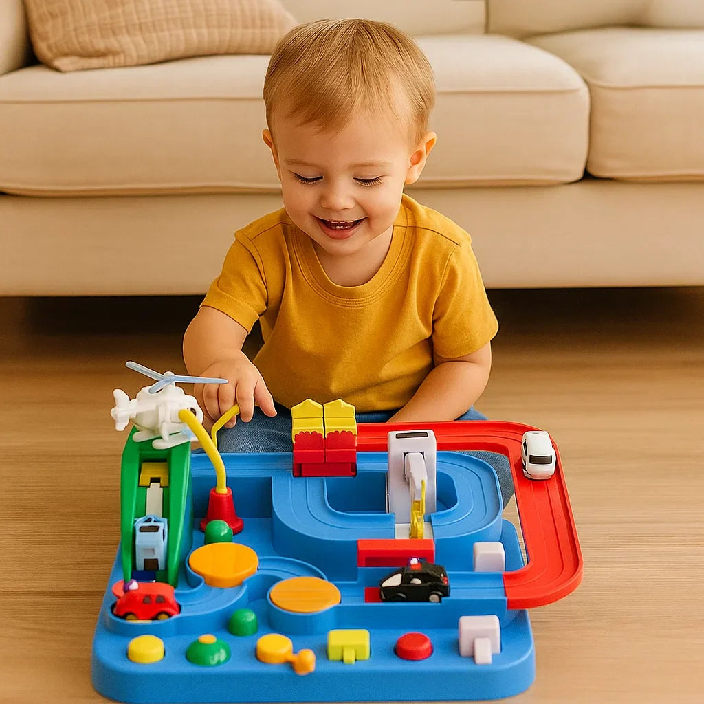 Kletshuts™ AdventureTrack: Interactive Educational Car Adventure Track