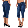 Icone™ KneeDenim: Stretchable Stylish Knee Length Denim Pants