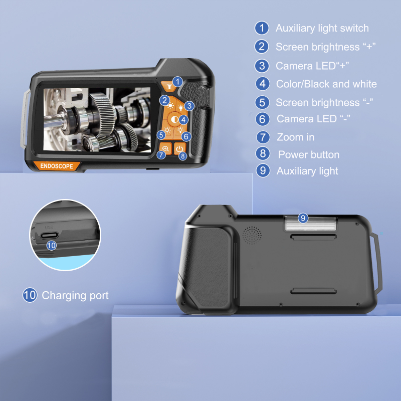 BorescopePro - Industrial Endoscope Camera With LED Light