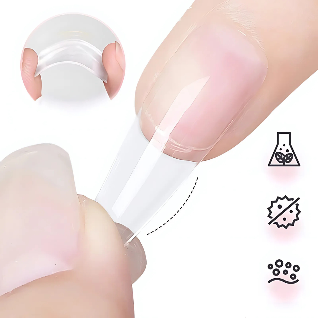 NailClear 1+1 FREE - 3 In 1 Transparent Nail Hardener And Extension Gel