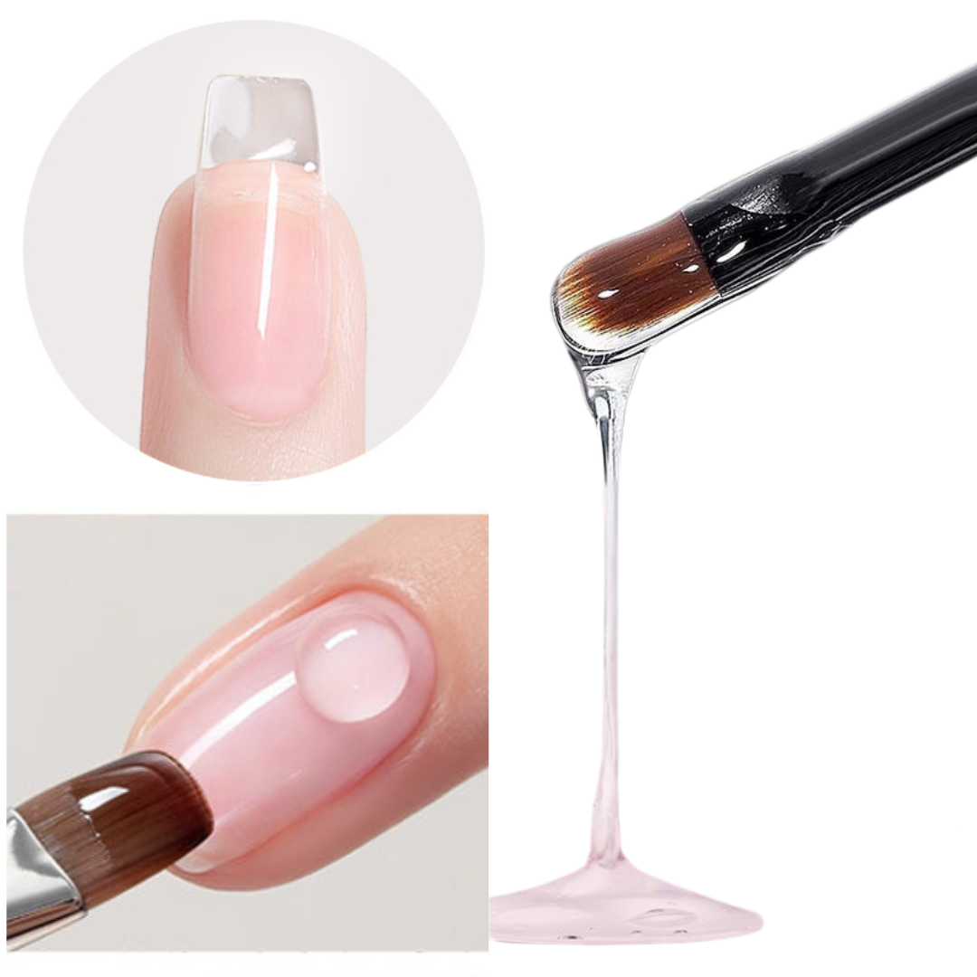 NailClear 1+1 FREE - 3 In 1 Transparent Nail Hardener And Extension Gel