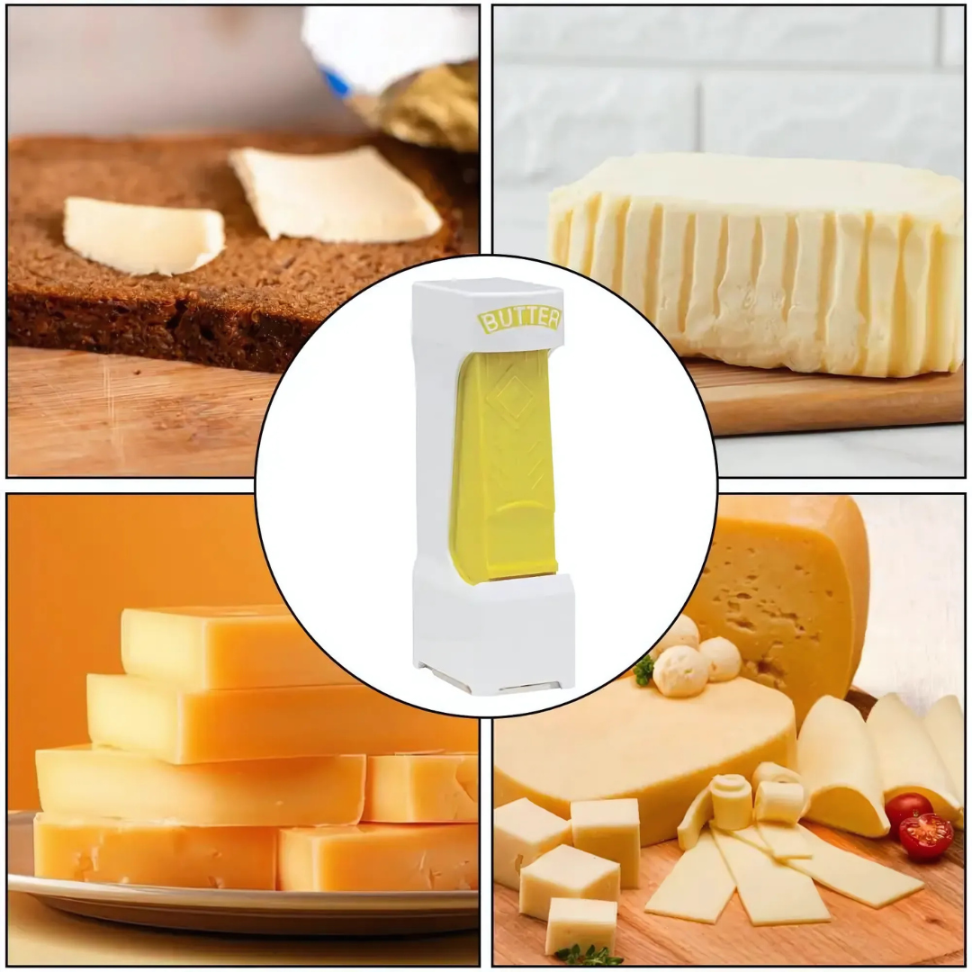Globetrek° ButterSlicer: Easy One Click Butter Slicer Kitchen Tool