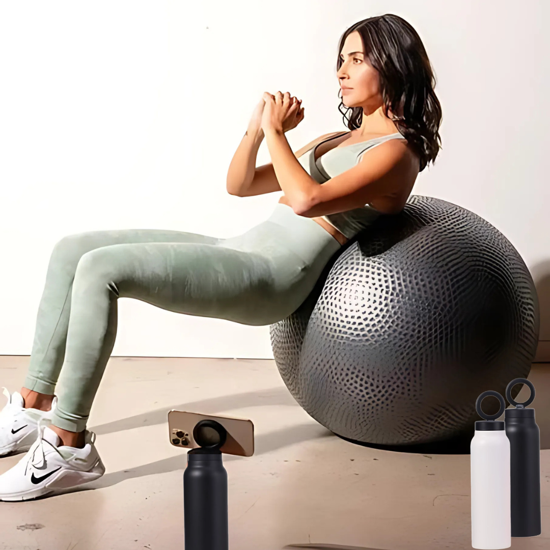 Holder360° MagneticBottle: Magnetic Water Bottle Phone Holder