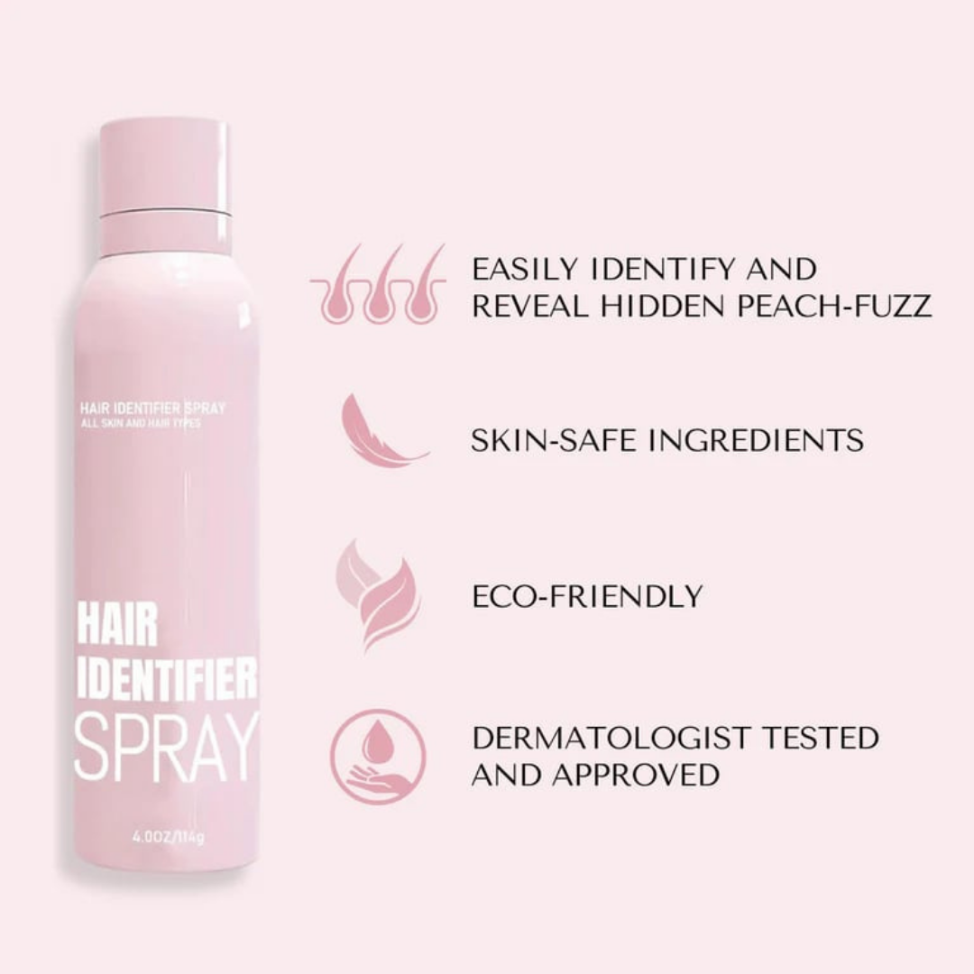 HairIdentifier 1+1 FREE: Easy To Use Facial Hair Identifier Spray With Razors