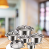 Globetrek° CookingSet: 12 Pieces Stainless Steel Cookware Set